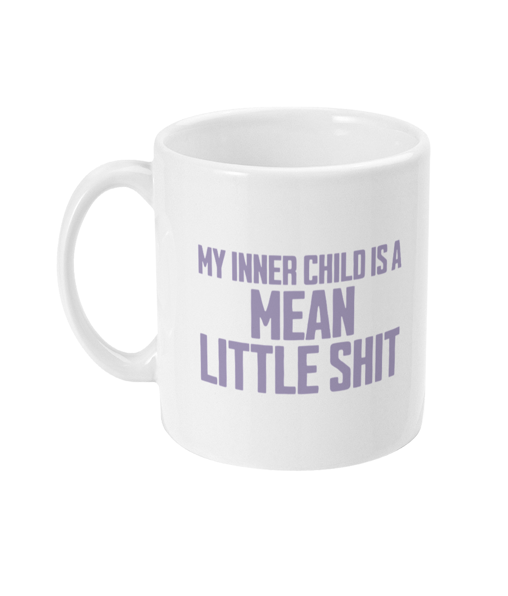 My Inner Child Is... Heather on White - Ceramic Mug