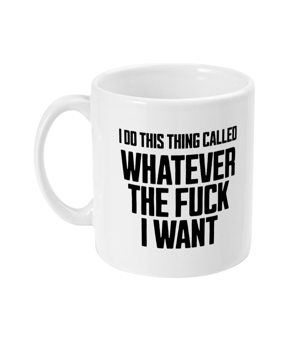 I Do This Thing... Black on White - Ceramic Mug