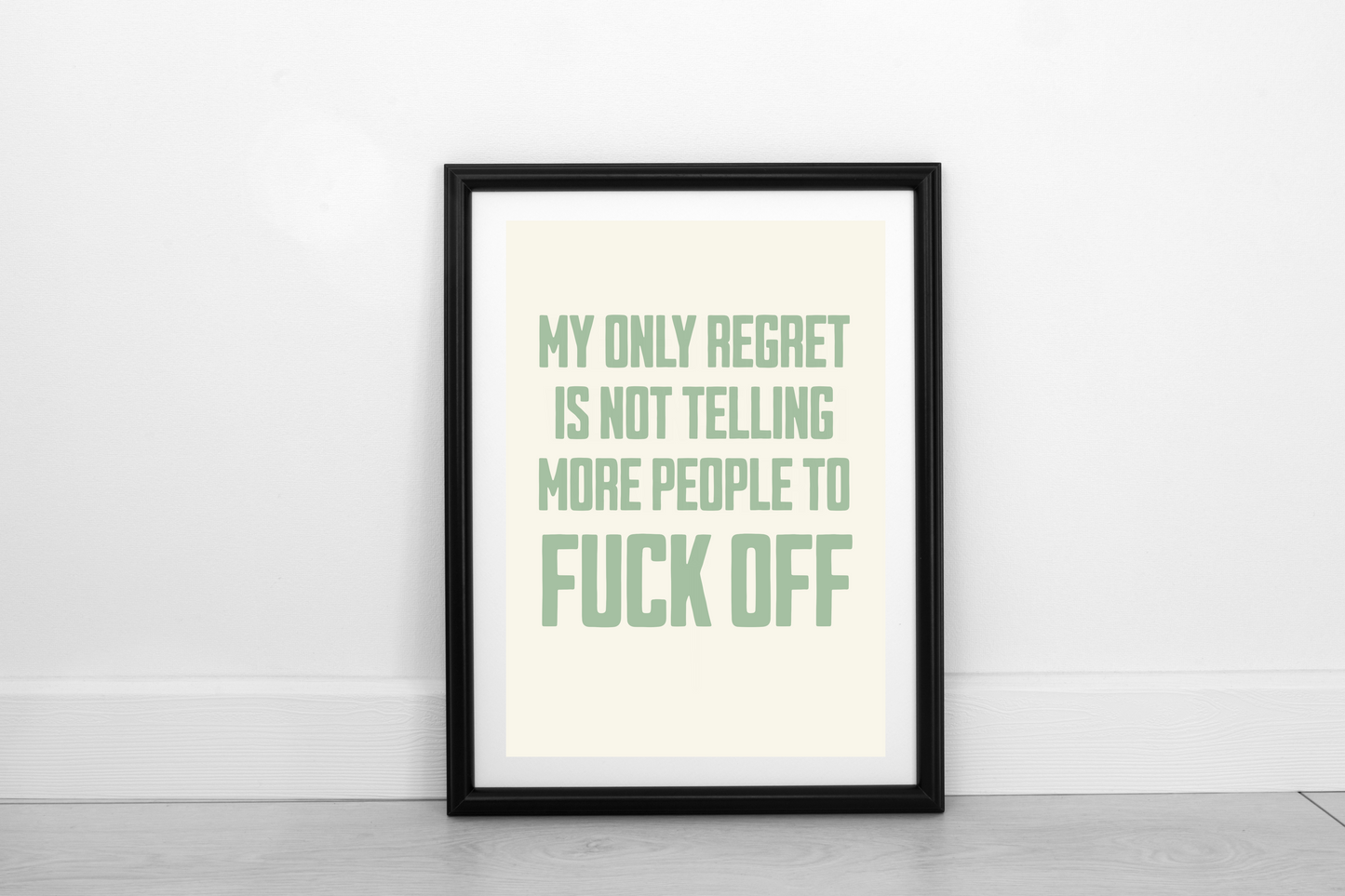My Only Regret... Pistachio on Cream - Fine Art Print