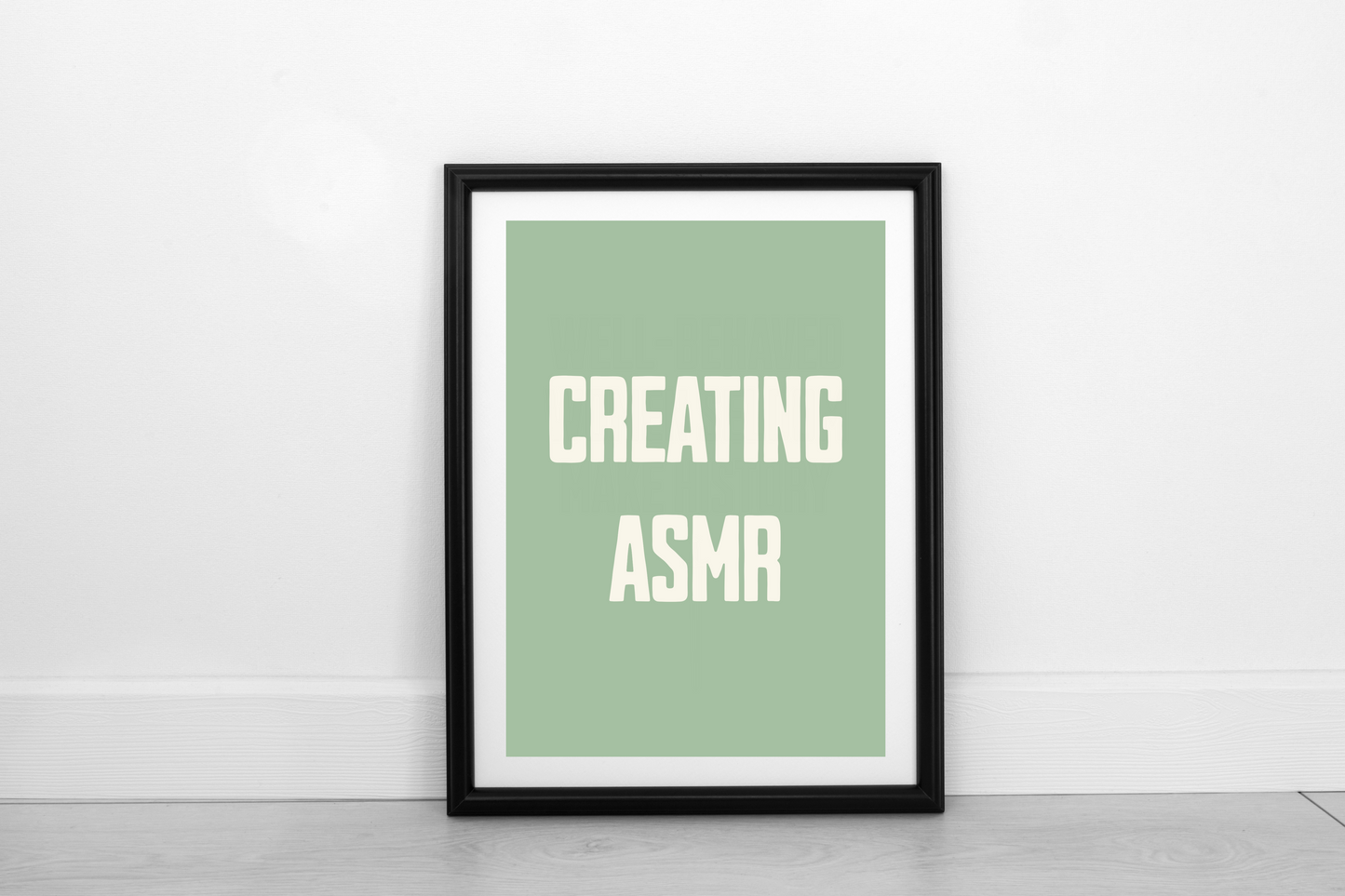 Creating ASMR Cream on Pistachio - Fine Art Print