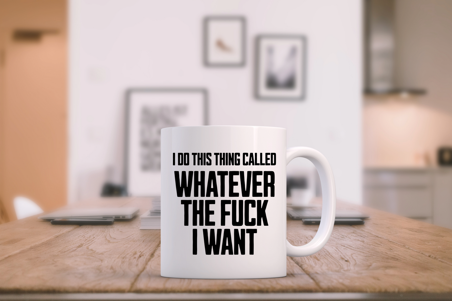 I Do This Thing... Black on White - Ceramic Mug