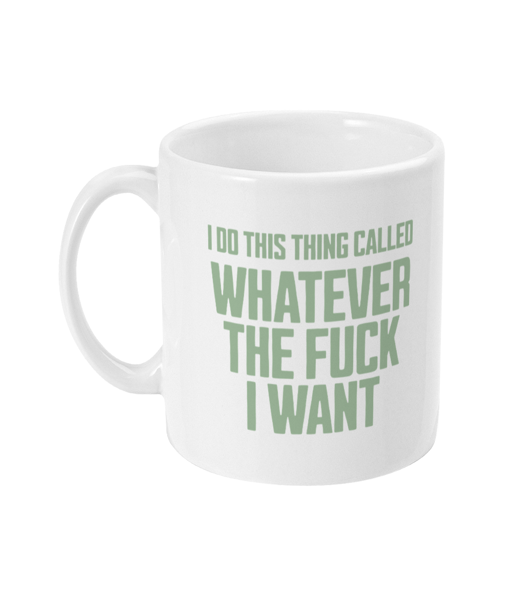 I Do This Thing... Pistachio on White - Ceramic Mug
