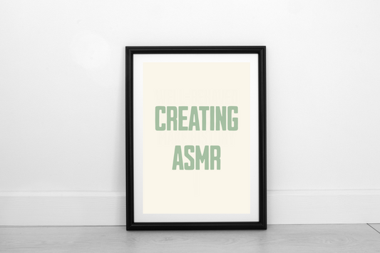 Creating ASMR  Pistachio on Cream - Fine Art Print